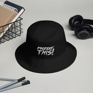 Open image in slideshow, Bucket Hat - white logo
