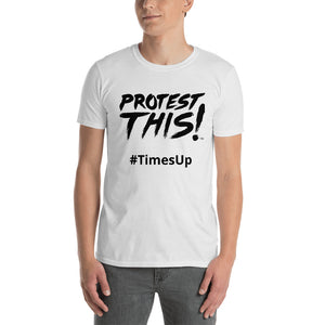 Gildan 64000 Short-Sleeve Unisex T-Shirt - black logo - #TimesUp