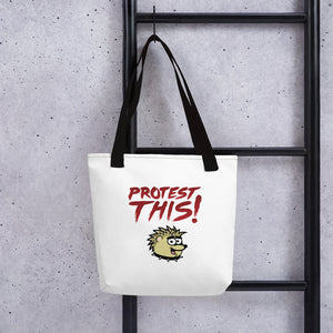 Open image in slideshow, Tote bag - warthog - red font
