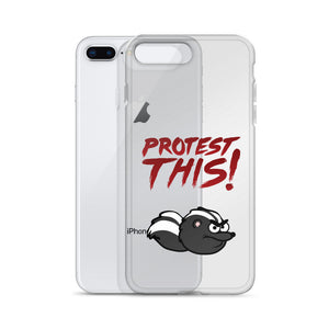 iPhone Case - skunk- red font