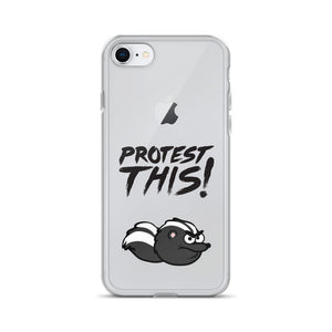 Open image in slideshow, iPhone Case - skunk- black font
