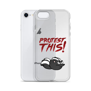 iPhone Case - skunk- red font