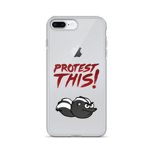 iPhone Case - skunk- red font