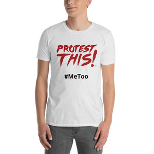 Open image in slideshow, Gildan 64000 Short-Sleeve Unisex T-Shirt - red logo - #MeToo
