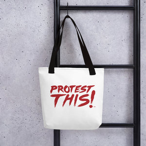 Open image in slideshow, Tote bag - red logo
