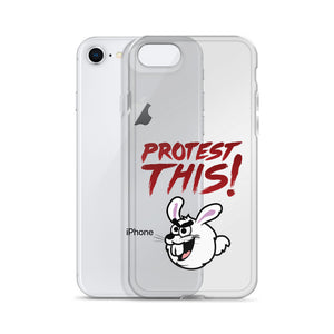 iPhone Case - rabbit - red font