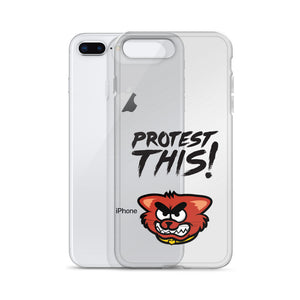 iPhone Case - cat - black font