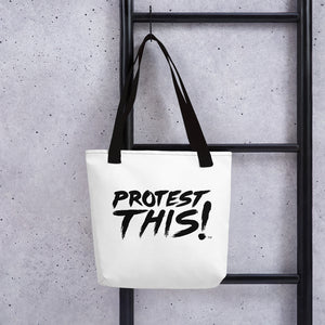 Open image in slideshow, Tote bag - black logo
